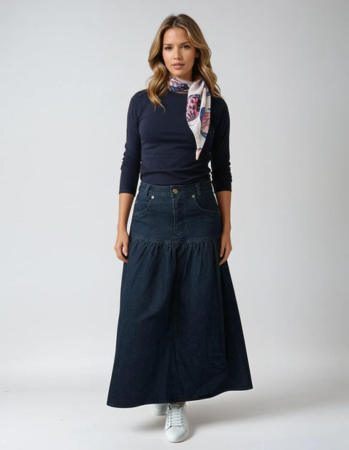 The Aviva Denim skirt