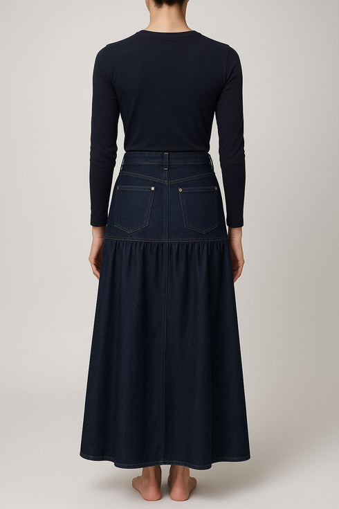The Aviva Denim skirt