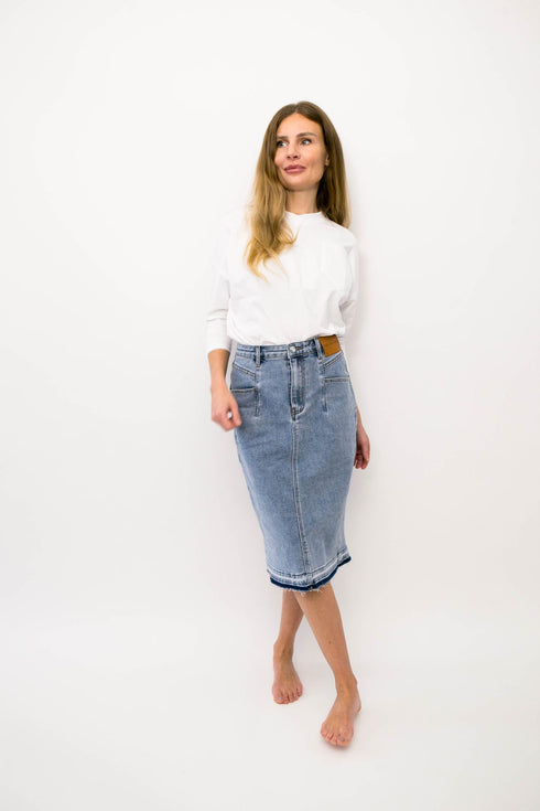 The Ultimate Denim Skirt