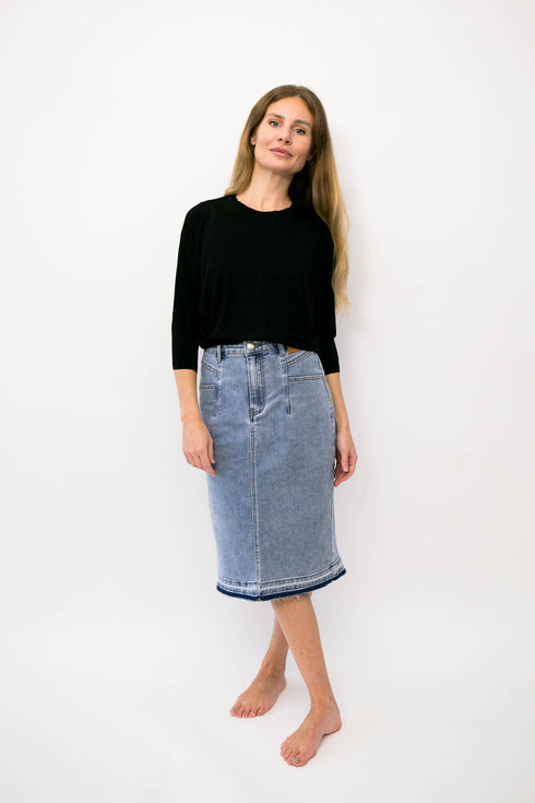 The Ultimate Denim Skirt