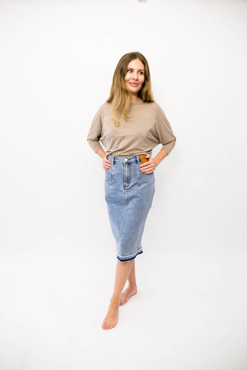 The Ultimate Denim Skirt