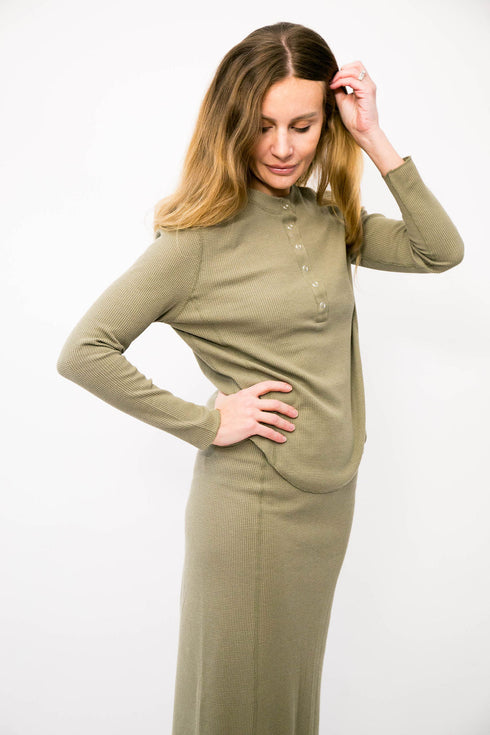 The Waffle Knit Skirt