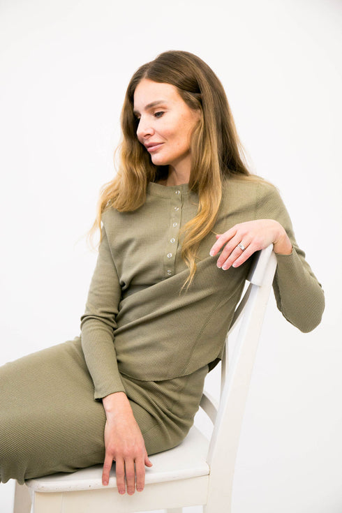 The Waffle Knit Skirt