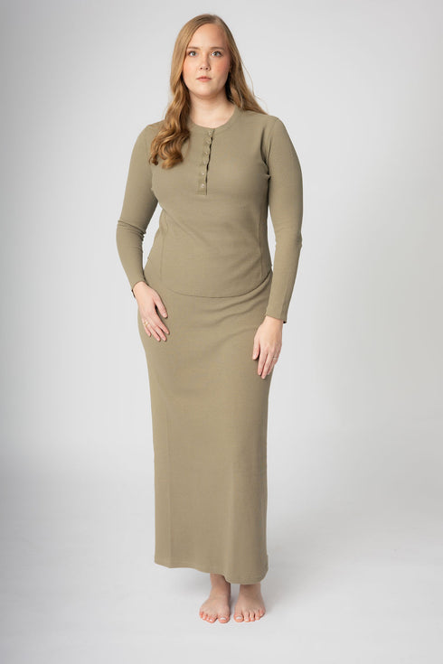 The Waffle Knit Skirt