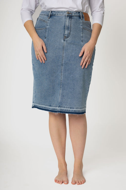 The Ultimate Denim Skirt